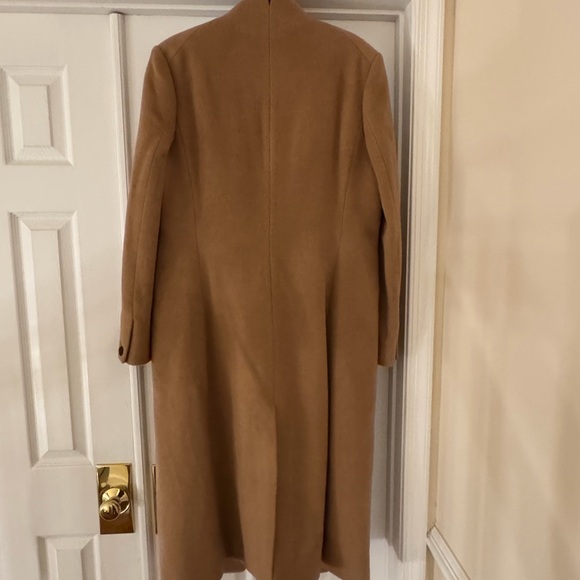 rag & bone Women's Tan Long Pea Coat - Picture 2 of 4